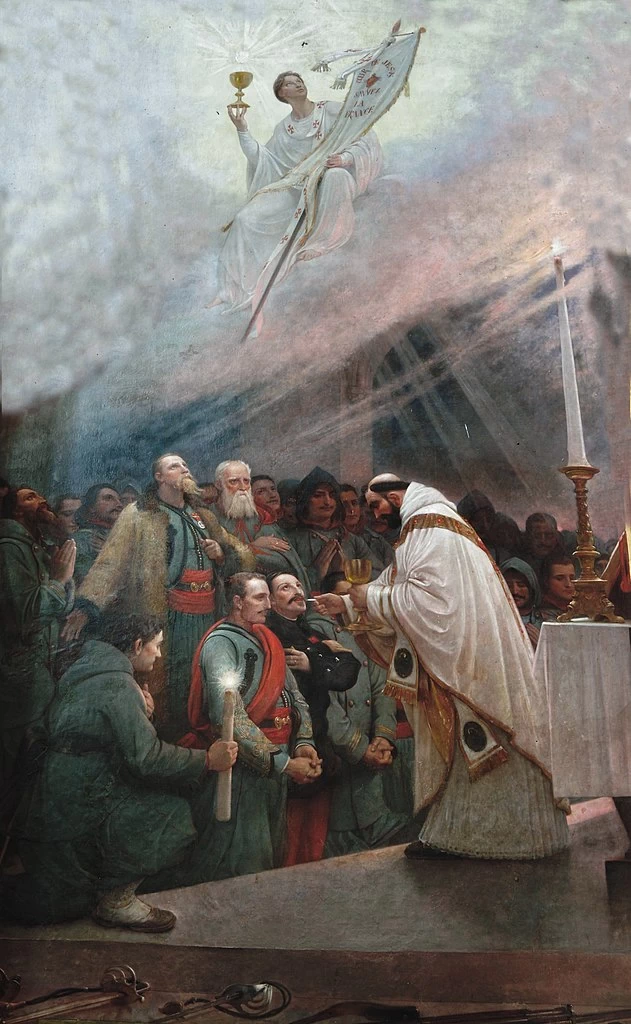 La Communione degli Zuavi - Franco, prussian war museum in Loigny, la, Bataille
